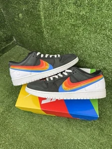 Size 12 - Nike Polaroid x Dunk SB Low Black - Picture 1 of 13