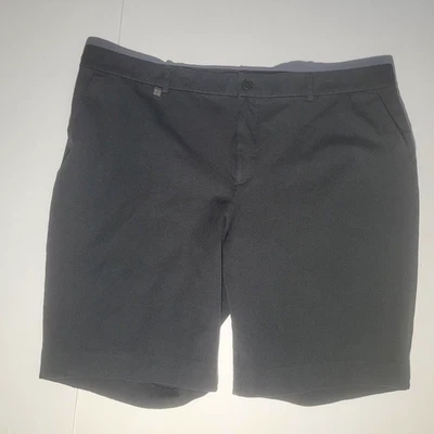 Pantalones cortos negros de tiro alto Lauren Ralph Lauren para mujer 20 W Foto 1 de 4