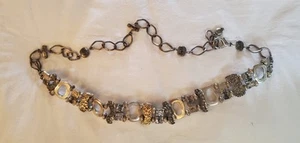 Vintage S/M Silver Chain Waist Or Hip Belt Adjustable Unique Piece! Love It! - Picture 1 of 13