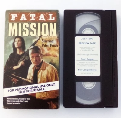 Fatal Mission (Pre-Owned VHS 1989) PROMO COPY Peter Fonda Tia Carrere MEDIA ENT. - Image 1 of 4