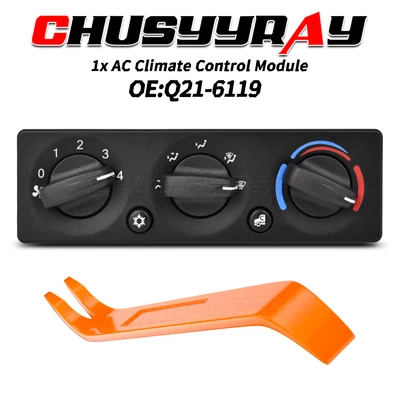 Panel de módulo de control climático de aire acondicionado Q21-6119 para camiones Peterbilt 337 348 389 + Foto 1 de 4