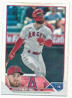 JARED WALSH 2023 TOPPS HOLO #439 LOS ANGELES ANGELS BASEBALL MINT - Image 1 of 2