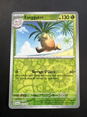 Exeggutor 003/191 Sv08: Surging Sparks Reverse Holo - Image 1 of 2