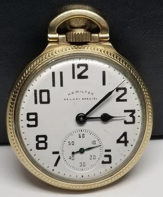 1958 10K R.G.P. Hamilton Railway Special P/W, Gr 992B, Size 16s, 21 J, Working. - Image 1 of 4