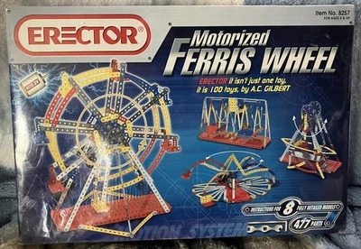 2003 NiB Erector Motorized Ferris Wheel Set Meccano 8257 Construction 477 Pieces - Image 1 of 4