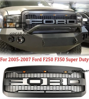 Grill Honeycomb For 2005-2007 Ford F250 F350 Grille Super Duty Raptor Style Mesh - Image 1 of 4
