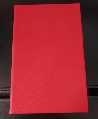 8 x 5.5 Journal with Lined pages, Red - Image 1 of 2