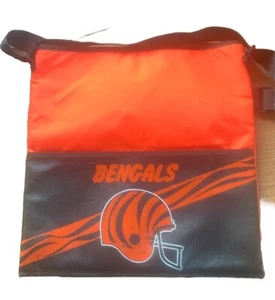 Vintage NFL Cincinnati Bengals Quencheroo 16" Soft Thermos Bag Cooler USA GH03 - Picture 1 of 9