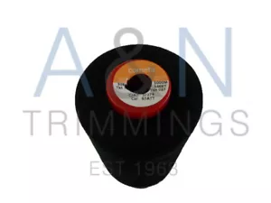 COATS COMETA TKT120 BOX OF 10*5000mtrs CONES COLOUR BLACK - Picture 1 of 2