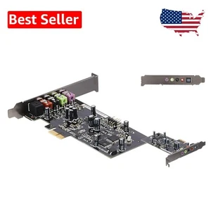 Premium 5.1 Channel Hi-Res Sound Card with 300ohm Amp for Gaming & Multimedia - Picture 1 of 8