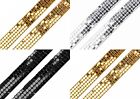 13mm 1*5* Sequin Trim Trim Sequins Ribbon Gold Silver Decorate Sewing 