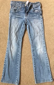 Girls Justice Size 8 Blue Jeans Great Condition! - Picture 1 of 4