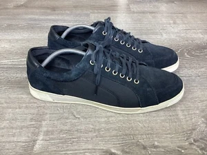 Cole Haan Mens Quincy Casual Low Sneakers Size 12 M C20963 Black Suede Shoes - Picture 1 of 13