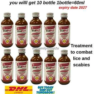 RidPed Lotion Benzyl Benzoate 25% 60ml (EXP 07/2027) Original FAST SHIPPING USA - Picture 1 of 7