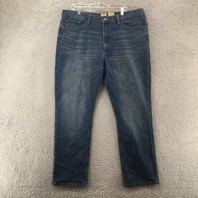 Мужские джинсы Red Head Brand Co 42x32 (фактические 41x31) синяя джинсовая ткань средняя посадка на молнии Fly - Изображение 1 из 4