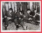 1939 British Troops Writing Home Somewhere in France 7x9 Original News Photo