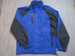 Jack Wolfskin Goretex Jacket Mens Blue XL Waterproof Rain GTX Walking Outdoors - Picture 1 of 16