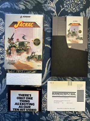 Jackal (Nintendo Entertainment System, 1987) Box & Inserts w/Label Round SOQ - Image 1 of 4