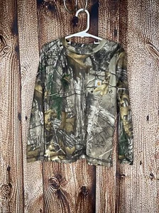 Carhartt Force Real Tree Max5 Camouflage Pattern Long Sleeve Top Kid’s Size 5 - Picture 1 of 4