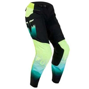 FOX RACING - YOUTH GIRLS 180 FLORA PANTS BLACK/YELLOW SIZE Y-26 - Picture 1 of 2