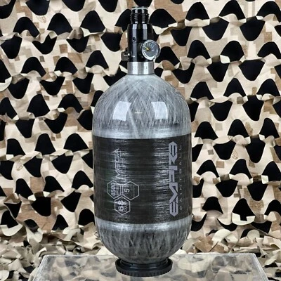 NEW Empire Mega Lite Tri Label 68/4500 Compressed Air Paintball Tank - Grey - Image 1 of 3
