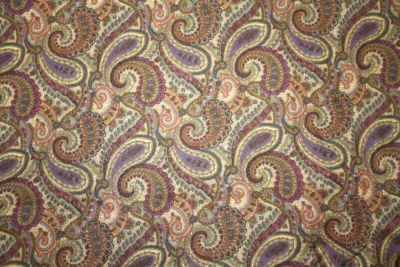 OXFORD PAISLEY EM MARROM DA RJR TECIDOS - TECIDO 100% ALGODÃO - Imagem 1 de 4