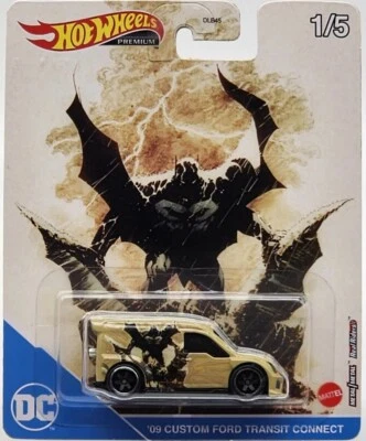 HOT WHEELS 2022 POP CULTURE DC COMICS BATMAN '09 CUSTOM FORD TRANSIT CONNECT - Image 1 of 2