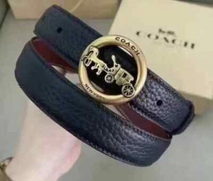NWT coach Horse And Carriage Belt F78181 Black - Picture 1 of 6