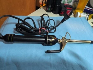 Hot Shot Tools Curling Iron 1/2" Gold Plated Professional Series Variable Heat - Picture 1 of 6