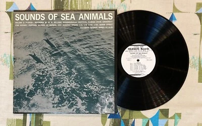 Sounds of Sea Animals Vol. 2 Florida LP Folkways Nature Sounds M-/VG+ Foto 1 de 3
