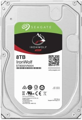 Seagate IronWolf ST8000VN004 8TB 3.5-inch internal hard disk SATA 6Gb/s New JP - Image 1 of 4