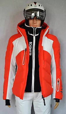 BOGNER JESSY HERREN TEAM SKI JACKE FLAMMEN ROT-WEIß UVP 1595 € Gr 50 L NEU - Bild 1 von 4