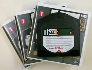 Disque support Jaz 1 Go d'origine marque Iomega dans son étui neuf - Photo 1/2