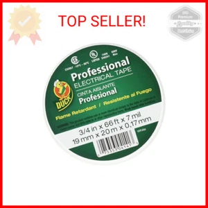 Duck Brand Professional Grade Electrical Tape, 3/4-Inch by 66 Feet, Single Roll, - Picture 1 of 2