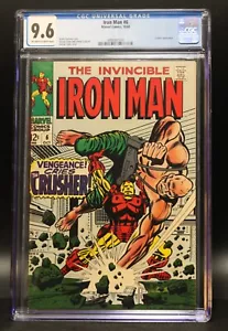Iron Man (1968) #6 George Tuska copertina e arte CGC 9,6 etichette blu pagine OW/WH - Foto 1 di 3