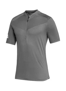 $55 adidas Men's Sideline Quarter-Zip Jacket | Team Grey Four / White | 3XL - Picture 1 of 5