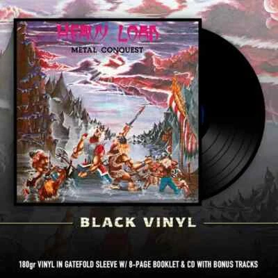 HEAVY LOAD Metal Conquest LP + CD Vinyl FWOSHM NWOBHM gotham city witch cross - Image 1 of 2