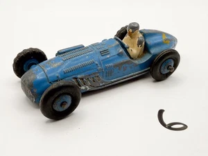 RARE VINTAGE DINKY TOYS # 23K TALBOT LAGO RACING CAR BLUE DIECAST MODEL 1953 - Picture 1 of 5