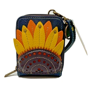 CHALA SUNFLOWER PURSE, WALLET, CREDIT CARD HOLDER, WRISTLET - Picture 1 of 4