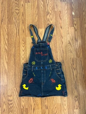 Forever 21 джинсовой ткани общий платье ручной работы женщин Chucky костюм размер маленький - Изображение 1 из 3