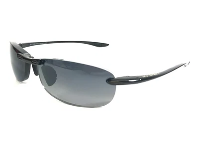 Óculos de sol Maui Jim armações Makaha MJ905-02 preto brilhante sem aro 64-17-130 - Imagem 1 de 4