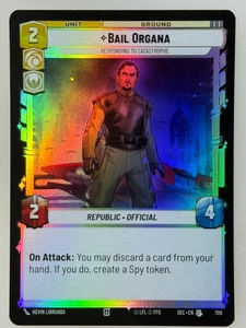 Star Wars Unlimited - Bail Organa Foil 708 - Picture 1 of 1