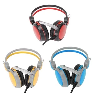 Gaming Headset Noise Cancelling Stereo Ergonomic Wired Computer Game Headphon FY - Afbeelding 1 van 31