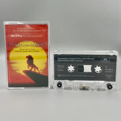 Der König der Löwen Film Soundtrack Deutsche Originalversion MC Kassette - Bild 1 von 3