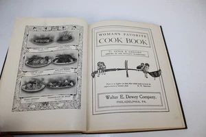 Woman's Favorited Cook Book by Annie R Gregory - 1902 Illustrated HC - Picture 1 of 8