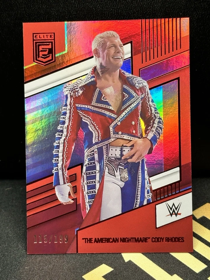 2022 Panini Chronicles WWE Elite Red /199 Cody Rhodes The American Nightmare - Image 1 of 2