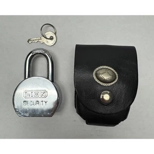 LION Mul-T-Lock High-Security Padlock with Case, 1 Key Original Pre-Owned #108B - Picture 1 of 7