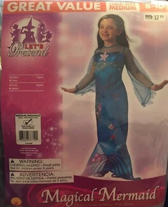Magical Mermaid Halloween Costume Med 8-10 Child Size - Picture 1 of 3
