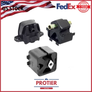 Engine & Trans Mount Set 3PCS for 1990-1995 Dodge Caravan 3.0/3.3L 2WD - Picture 1 of 4