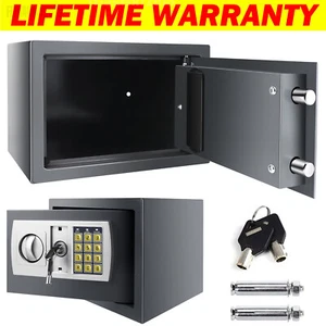 Electronic Digital Lock Keypad Safe Box Steel Home Hotel Document Cash Jewelry - Picture 1 of 18